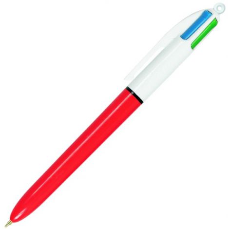 Długopis 4-kolorowy Bic 4 Colours 0.7mm, Czerwony